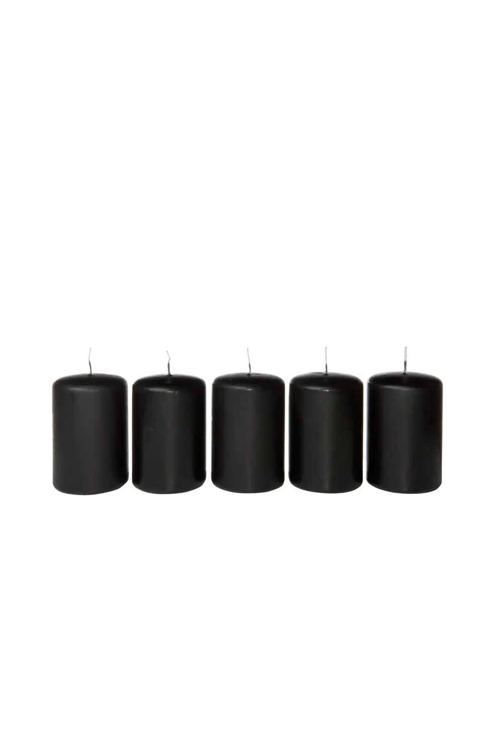 Bold chandelier candles black big